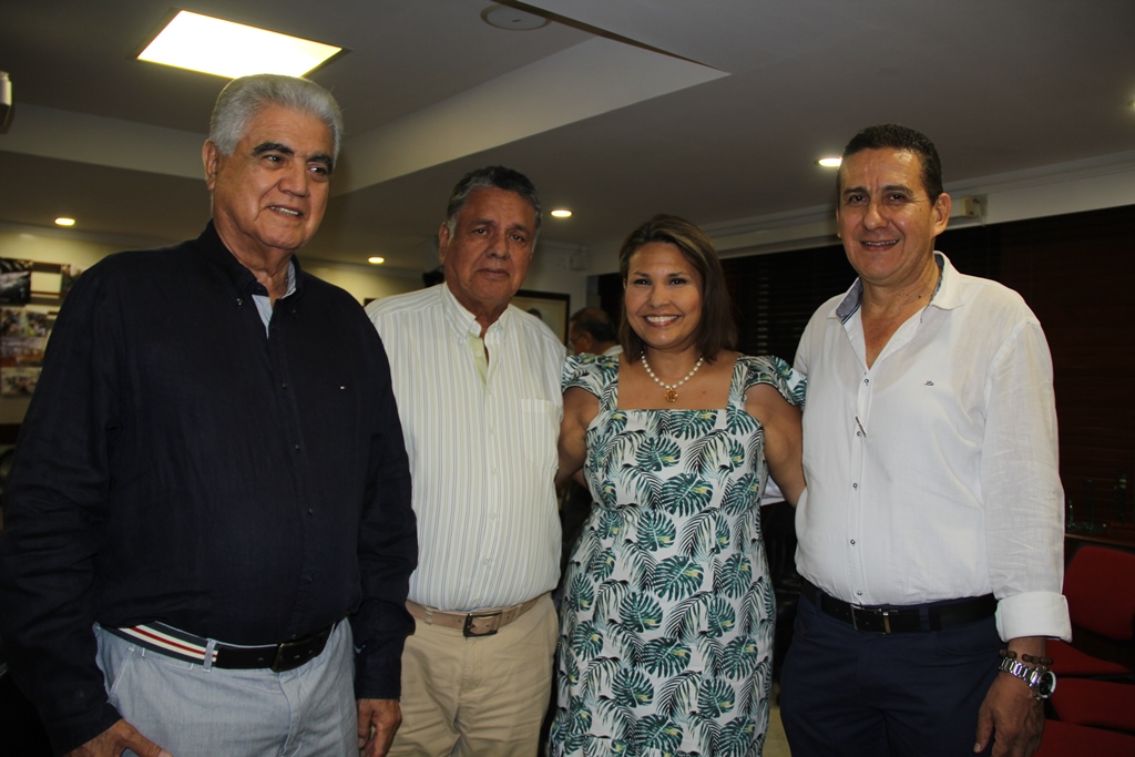 Jairo Trujillo, Rigoberto Ciceri, Sandra Grijalba y Guillermo Buritica.